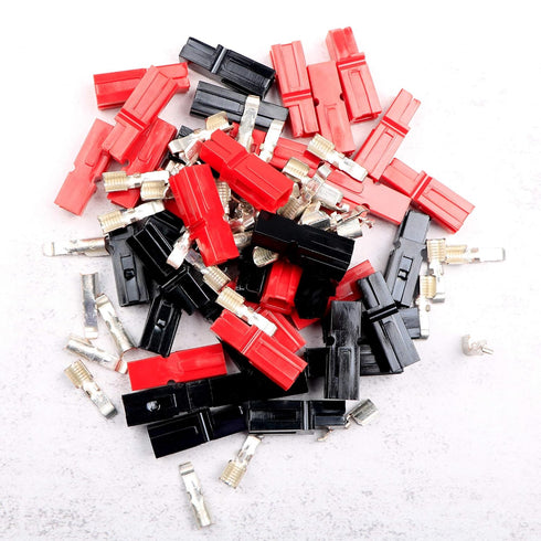20 Pair 45AMP Quick Disconnect Power Terminals Connectors, Red Black Quick Connect Battery Connector Modular Power Connectors Set...