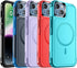 SUPFINE Magnetic for iPhone 14 Case, (Compatible with MagSafe)(12FT Military Grade Drop Protection) 2X Tempered (Glass Screen+Camera Lens Protecto...