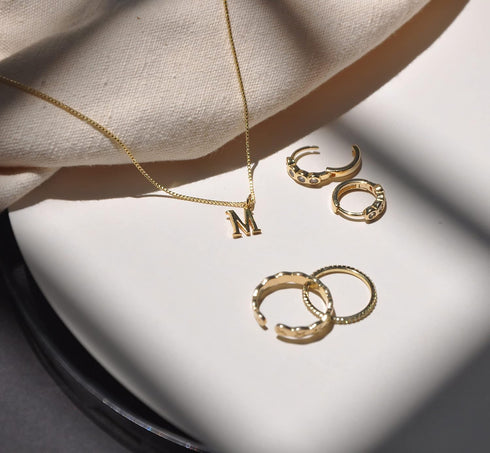 Small Letter Necklace,Dainty 14K Gold Plated Personalized Tiny Initial Pendant Necklace Small Initial Necklaces for Women Girls...
