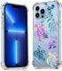 Sea Turtles iPhone 13 Pro Max Case,Ocean Creatures Pattern Design for Women Men,Soft Transparent TPU Bumper Case for iPhone 13 Pro Max...