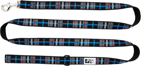 RC Pet Products 52010321 1" Leash, Black Twill Plaid 6' Dog Leash, 6'...