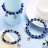 12 Pcs Evil Eye Beaded Charm Bracelets Blue Eye Bead Hamsa Stretch Bracelet Turkish Lucky Hand of Fatima Protection Bracelet for Women Men Blessin...