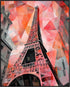 Posterizer 1 pcs-abstract pop art version of a famous landmark Eiffel Tower-Adventure Wall Art Gift for Men Women Entrepreneur Teens Decor for Ho...