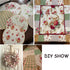 Hanjunzhao Vintage Rose Floral Plaid Fat Quarters Fabric Bundles for Quilting Sewing Crafting,18 x 22 inches...