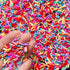 120g Fake Sprinkles Resin Sprinkles Fake Candy Sprinkles Clay Sprinkles Polymer Sprinkles Polymer Clay Slices for Nail Art DIY Crafts Cake Phone C...