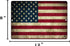 Rogue River Tactical USA American Flag Metal Tin Sign, 12x8 Inch, Wall Decor Man Cave Bar US United States Rustic...