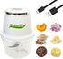 Electric Food Chopper Processor, 350ml / 11.8oz Capacity, Stainless Steel Blade for Garlic, Veggies, Onion, Nuts, Spices, Fruits - Cordless, Power...