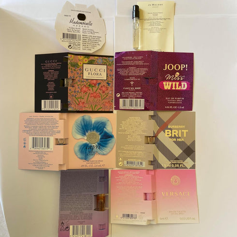 Women's High End Designer Fragrance Samples Set - Lot of 8 Perfume Sample Vials...