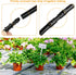 100 Pack Drip Irrigation 1/4” Barbed Coupling Fittings, Barbed Connectors Fits Universal 1/4-Inch Drip Tubing, Irrigation Coupler for Drip or Spri...