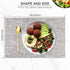BETEAM Placemats Set of 6 Woven Vinyl Placemat for Dining Table Washable Wipeable Kitchen Place Mats Durable Indoor Outdoor Table Mats -01 Smoky G...