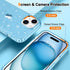 Hython Case for iPhone 15 Case Glitter, Cute Clear Glitter Sparkly Shiny Bling Sparkle Cover, Anti-Scratch Soft TPU Thin Slim Fit Shockproof Prote...
