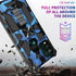 Shockproof Camouflage Military Grade Drop Tested Phone Case with Built in Kickstand with Screen Protector Holster Belt Clip Fits for Moto G Stylus...