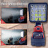 Cordless LED work light for milwaukee m18 18V battery?48W 3800ML square LED Light,flood light with two USB charging port LED light for outdoor cam...