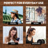 USB C Headphones for iPhone, Type C Earbuds Red Pear Wood Wired HiFi Stereo with Remote & Mic, USB C Earphones Compatible with iPhone 15 Pro Max, ...