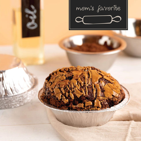 PLASTICPRO 6'' Inch Round Tin Foil Cake Pans Disposable Aluminum, Freezer & Oven Safe - For Baking, Cooking, Storage, Roasting, & Reheating, Pack ...