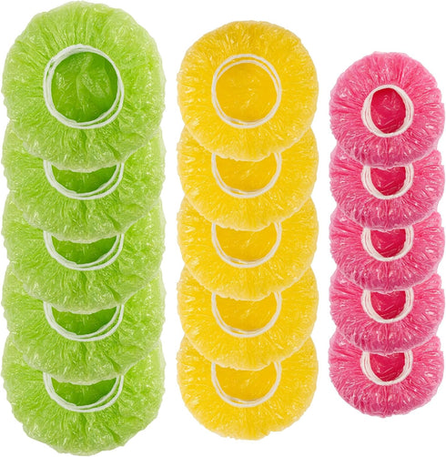 60Pcs Bowl Covers Reusable - Plastic Bowl Covers Elastic Reusable Fresh Keeping Bags Food Plastic Wrap Elastic Bowl Covers Reusable Plastic Food C...