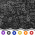 Black Clay Beads(6mm,4300 pcs) Clay Beads for Bracelet Making Kit, Flat Round Polymer Spacer Heishi Beads for Jewelry Necklace (Black)...