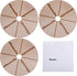 3 Pcs Plant Pot Cover Plant Protector from Animal Plant Pot Grid with Center Cutout Flower Cover Soil Protectors for Plants(Coffee, 11.8 In)...