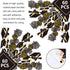 Whaline 69Ft Graduation Bulletin Board Border Graduation Cap Firework Shape Decoration Borders Black Gold White Graduation Bulletin Board Stickers...