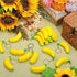 Jexine 40 Pack Banana Keychains Stretchy Toys Banana Fidget Toys Banana Stress Toy for Birthday Party Favors School Supplies...