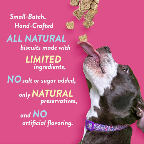 Spunky pup Birthday Bites, Crunchy Biscuit Treats, Peanut Butter, 10 oz...