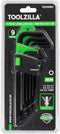 Allen Key Set - 9 Piece Hex Key Set with advanced Ball End Design and Precision Machined Tips for easy fixing, higher strength and durability (bik...