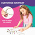 jackinthebox Girls Charm bracelet making kit | includes 4 Bracelets & 55 Charms |Kids Jewelry making kit for girls 8-12 | Gifts for 8 9 10 11 12 y...