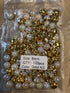 AB Crystal Pearls Beads Silver/Gold Claw Rhinestones Round Sew On Clothing Stones (AB Gold Claw, 8MM)...