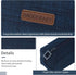 ANGOOBABY Small Pencil Case Student Pencil Pouch Coin Pouch Cosmetic Bag Office Stationery Organizer For Teen School-Dark Blue...