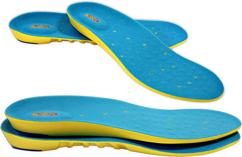 Children's Athletic Memory Foam Insoles for Arch Support and Comfort for Active Children ((24 CM) Kids Size 2-6)...