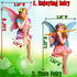 Mood Lab Fairy Garden - Miniature Fairies Figurines - Sitting Girls Set of 2 pcs - for Outdoor or House Decor Statue Kit...