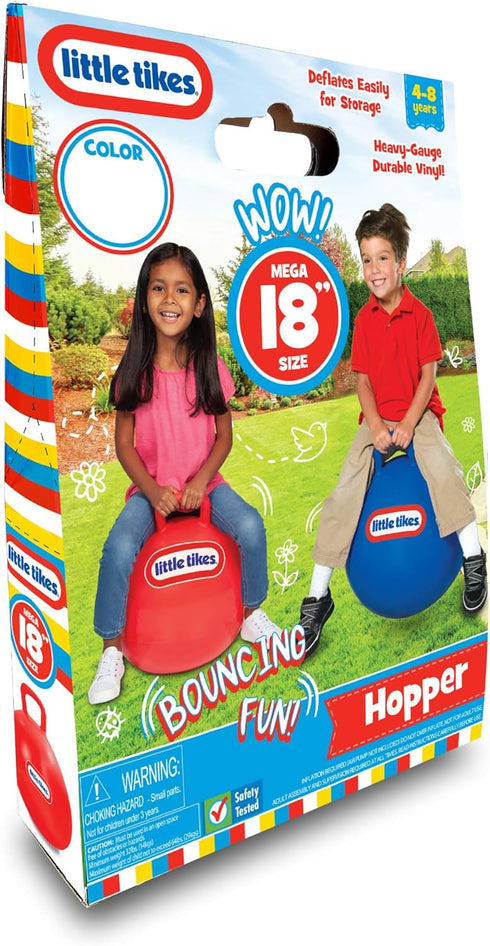 Little Tikes 18" Red Inflatable Hopper Ball for Kids Ages 4-8...