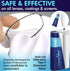 Clear View Lens Cleaner Kit - Travel Size, Integrated Cloth and Cleaner Combination Kit. Compact and Portable, Refillable, Safe for All Lenses, Le...