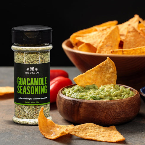 The Spice Lab Guacamole Mix Seasoning for Avocado - Shaker Jar - Perfect for Your Guacamole Seasoning Chip Dip or With Tacos and Nachos or Avocado...