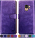 SUANPOT for Samsung Galaxy S9 5.8"(Non S9+) with RFID Blocking Leather Wallet case Credit Card Holder,Flip Folio Book Phone case Shockproof Cover ...