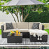 Adabana Outdoor Waterproof Boho Pillow Covers 18x18 Decorative Black and White Outdoor Throw Pillows Cover for Patio Furniture Garden Porch Pack o...
