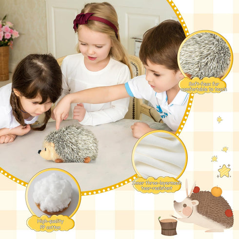 Hedgehog Stuffed Animal, Cute Stuffed Hedgehog Soft Adorable Squishy Plush Toy, Gift for Boys Girls Kids...