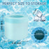 Cylinder Silicone Ice Cube Mold, New 3D Ice Cubes Maker, Decompress Ice Lattice, Press-Type Easy-Release Ice Cup...