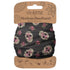 Karma Sugar Skull Headband for Women - Medium - Fabric Headband and Stretchy Hair Scarf - Black...