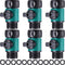 Garden Hose Shut off Valve Plastic Connect Water Hose Turn off Valve Garden Hose Connector Set with 6 Piece Anti Leak Valve Standard 3/4 Inch Thre...