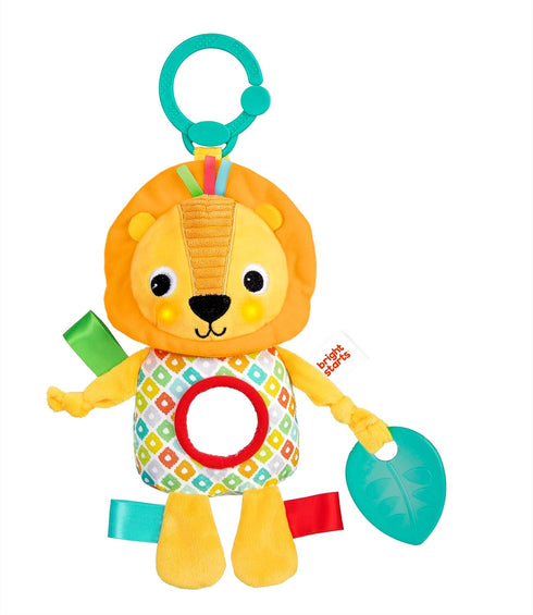 Bright Starts Huggin’ Lights Musical Light Up Toy for Stroller and On-The-Go - Lion - Unisex, Newborn +...