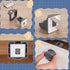 Child Safety Adhesive Magnetic Cabinet Locks, No Screws or Drilling, Baby Proof Locks for Cabinets and Drawers, 10 Locks and 2 Keys...