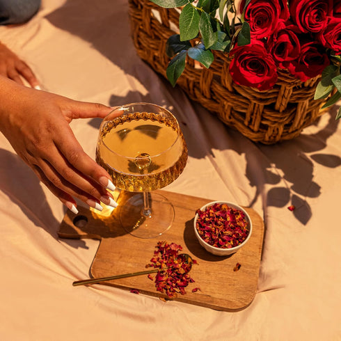 Dried Rose Petals - 100% Certified Organic - Herbs - Red Rose Petals for Loose Leaf Tea, Cocktails and Cakes - 4oz Resealable Bag - 1 Pack...