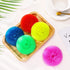 Uiifan 50 Pcs Plastic Dish Scrubbers for Dishes Nylon Dish Scrubber Plastic Pot Round Scrubber Scouring Pad Mesh Scouring Dish Pads Non Scratch Sc...