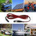 GSRECY 10AWG SAE to SAE Cable 2.95ft - Solar Panel Battery Extension for Automotive, RV, Motorcycle, Tractor...