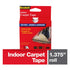Scotch Indoor Carpet Tape for Vinyl, Ceramic & Hardwood, 1.5 inches by 14 Yards, CT2010, 1 roll...