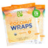 NUCO Certified Organic, SHELF STABLE, Paleo, Gluten Free, Vegan Non-GMO, Kosher Raw Veggie Coconut Wraps Turmeric Flavor. NO Salt Added Low Carb a...