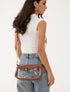 Clear Shoulder Handbag PVC Classic 90s Purse Women Vegan Leather Crocodile Crossbody Bag...