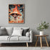 Posterizer 1 pcs-Sinister Alien Mushroom-Abstract & Modern Art-Fantasy & Fiction Art-Gift for Art Lovers-Decor for Home & Office- UNFRAMED Wall Ar...