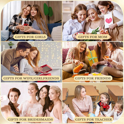 Wedding Gifts for Women - Plush Velvet Travel Jewelry Box | Personalized Bridesmaid Gifts for Women | Wedding Travel Gifts for Women Travel Essent...